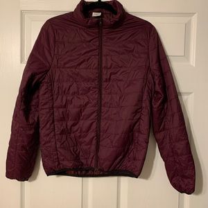 PINK Victoria Secret Purple Puffer Lightweight jacket